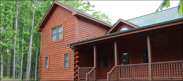 Log Home Staining in Franklin County, Kentucky