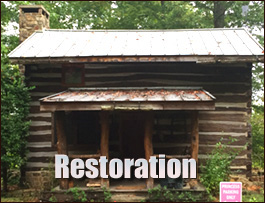 Historic Log Cabin Restoration  Franklin County, Kentucky